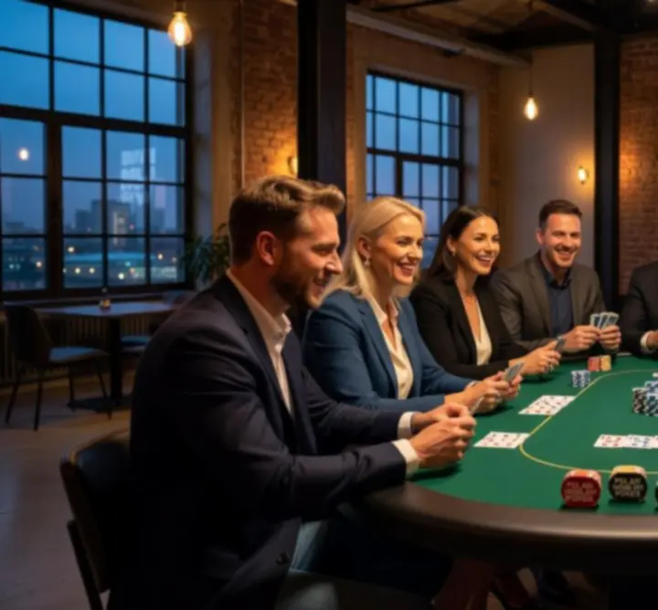 Mobilny wieczór pokerowy organizowany przez One More Rep Michał Wochal